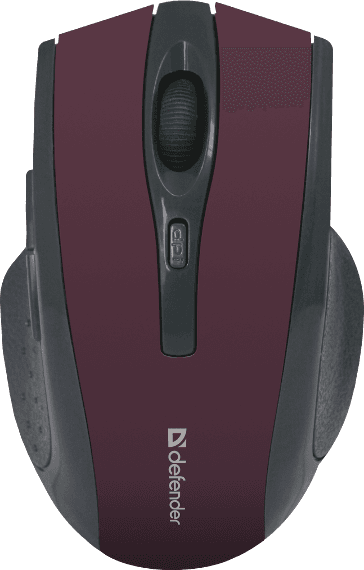 Мышь Defender Accura MM-665 черный-красный