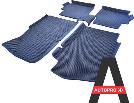 Төсеніштер Autopro 3D Eva Lux AP3DEBB-2081 Mercedes-Benz GL 400 2012-2016 көк