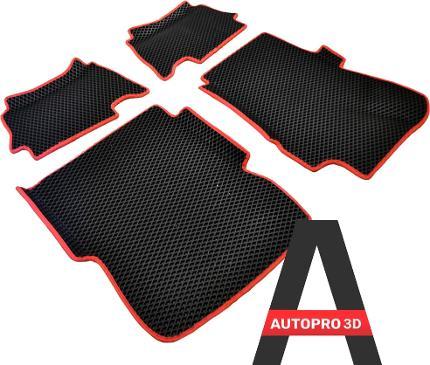 Коврики Autopro 3D Eva Lux AP3DEBBLR-3485 Toyota Highlander 2001-2003 черный-красный