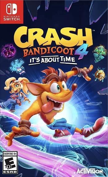Видеоигра Activision Crash Bandicoot 4: Это Вопрос Времени NS