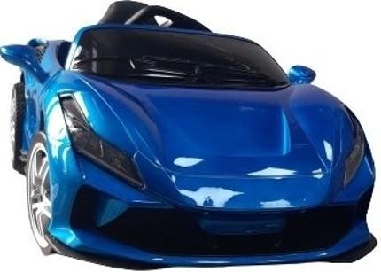 Детский электромобиль Ferrari f8 синий
