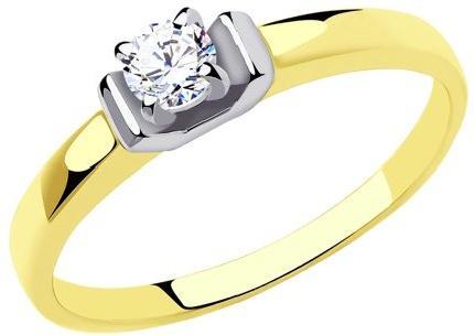 Кольцо Diamant 53-110-00802-1 16.5 16.5 1.59 г золото, фианит