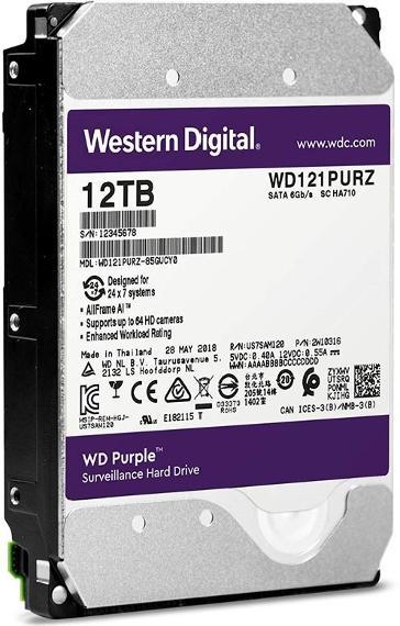 HDD Western Digital фиолетовый WD121PURZ 12000 GB
