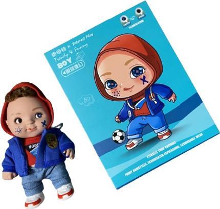 Кукла China toys Carl 778803-8, 22 см