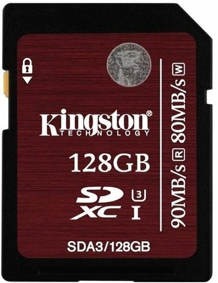 Карта памяти Kingston SDG3 128Gb