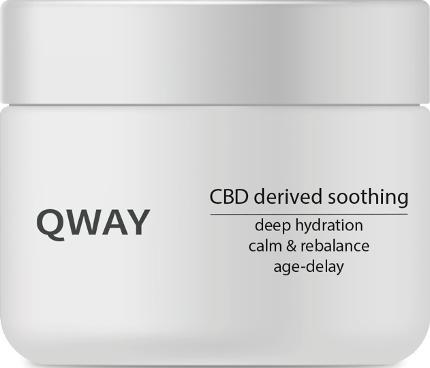 Крем для лица QWay Qhemp Cbd Extracts Cream Natural Herbal Infused 100 мл