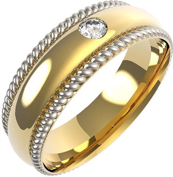 Кольцо Grant 9301455 18 4.5 г золото бриллиант