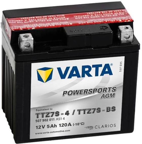 Аккумулятор VARTA YTZ7S-BS 5Ah -/+