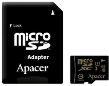Карта памяти Apacer Micro SDXC AP128GMCSX10U1-R 128Gb