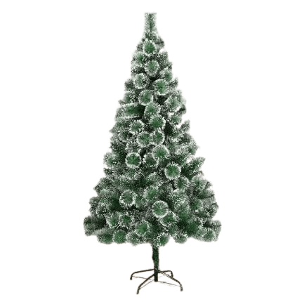 Новогодняя елка Зимнее волшебство Кедр искусственный зеленый снег 240 см