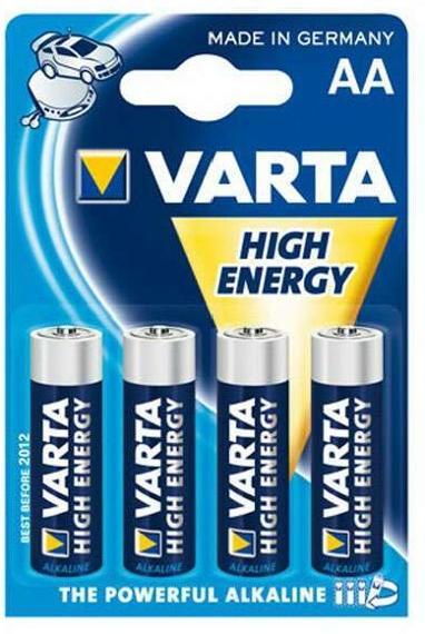Батарейка VARTA High Energy Mignon 1.5V-LR6 AA 4 шт