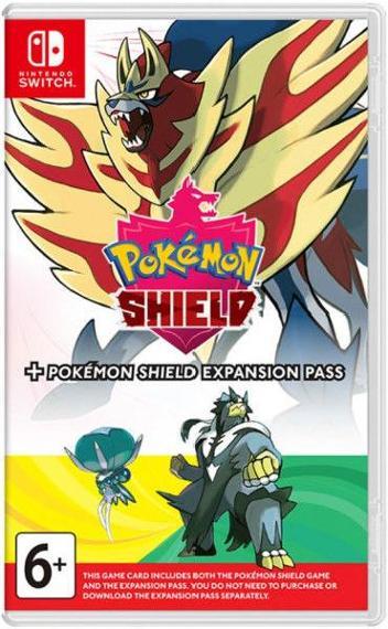 Видеоигра Pokemon Shield + Expansion Pass NS