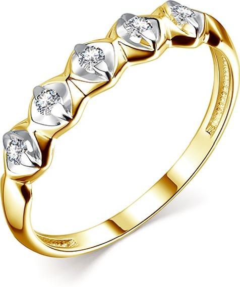 Кольцо Mi Amor к/172-320 18 1.35 г золото бриллиант