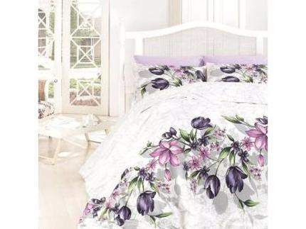 Комплект постельного белья First Choice Riella Lila фиолетовый