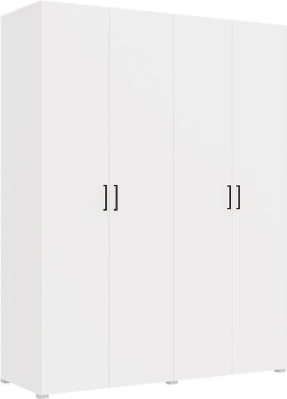 Шкаф Горизонт Арландо 4Д, 160x57x207, белый